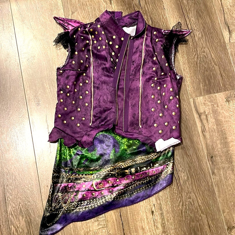 Descendants Mal Halloween Costume size Large 10/12